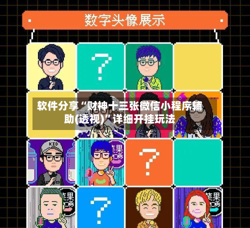 软件分享“财神十三张微信小程序辅助(透视)”详细开挂玩法-第2张图片