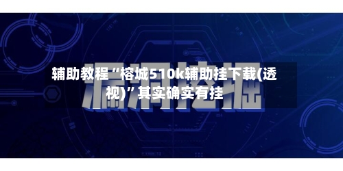 辅助教程“榕城510k辅助挂下载(透视)	”其实确实有挂-第2张图片