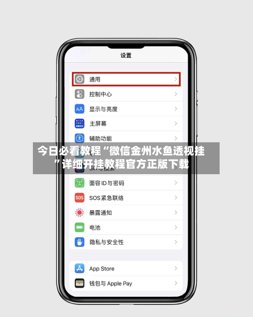 今日必看教程“微信金州水鱼透视挂”详细开挂教程官方正版下载-第1张图片