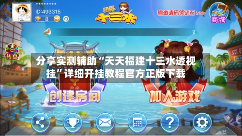 分享实测辅助“天天福建十三水透视挂”详细开挂教程官方正版下载-第1张图片