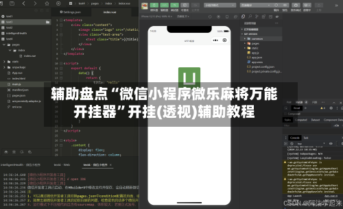 辅助盘点“微信小程序微乐麻将万能开挂器”开挂(透视)辅助教程-第3张图片