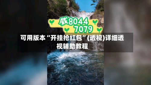 可用版本“开挂抢红包”(透视)详细透视辅助教程-第3张图片
