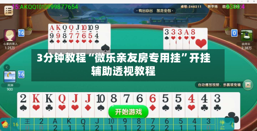 3分钟教程“微乐亲友房专用挂	”开挂辅助透视教程-第2张图片