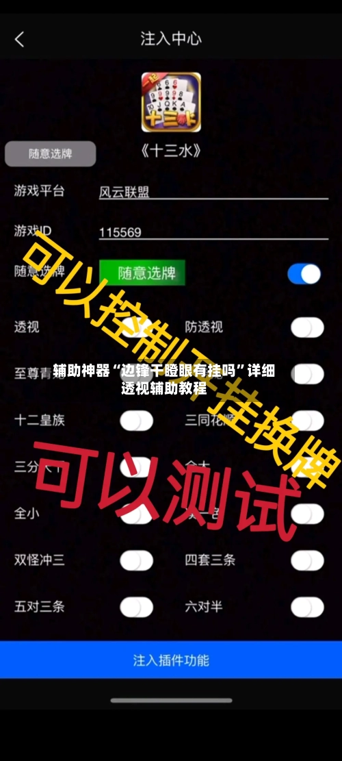 辅助神器“边锋干瞪眼有挂吗	”详细透视辅助教程-第1张图片