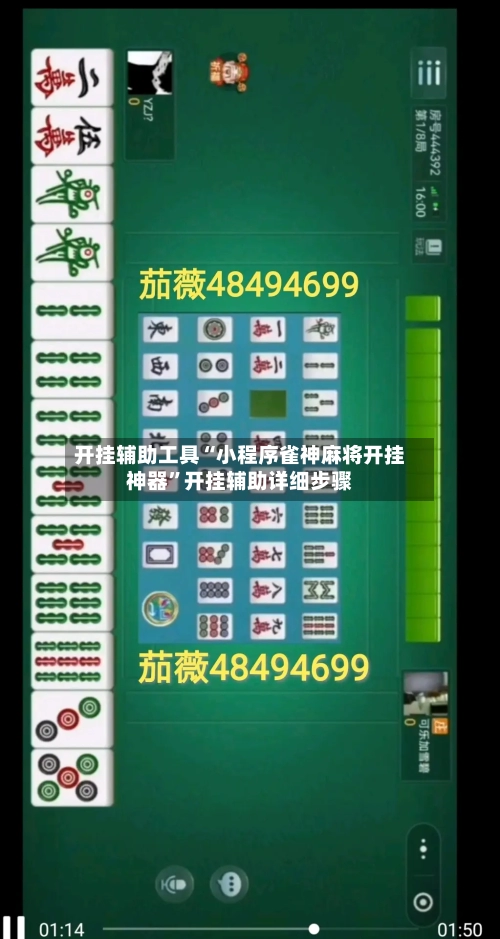 开挂辅助工具“小程序雀神麻将开挂神器”开挂辅助详细步骤-第3张图片