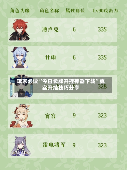 玩家必读“今日长牌开挂神器下载”真实开挂技巧分享-第1张图片