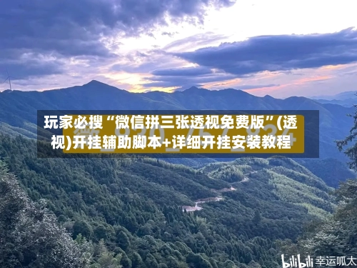 玩家必搜“微信拼三张透视免费版”(透视)开挂辅助脚本+详细开挂安装教程-第1张图片