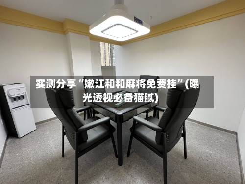 实测分享“嫩江和和麻将免费挂	”(曝光透视必备猫腻)-第1张图片