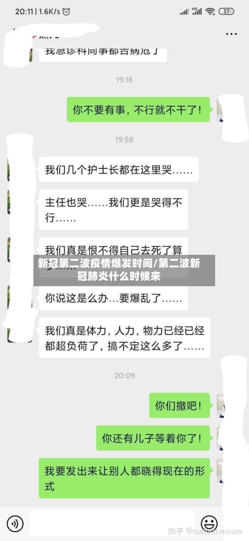 新冠第二波疫情爆发时间/第二波新冠肺炎什么时候来-第1张图片