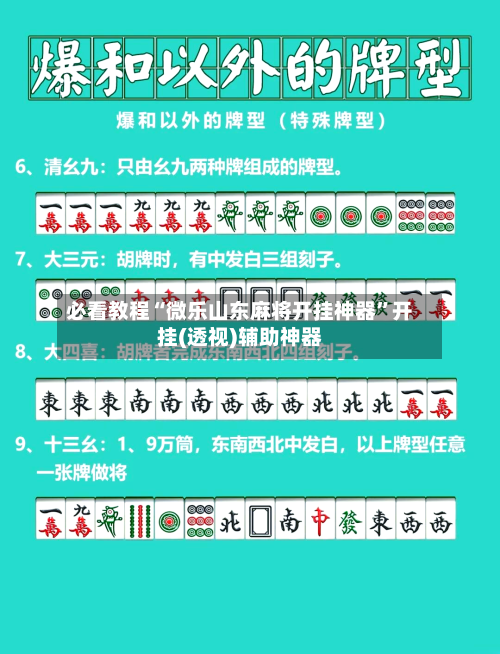 必看教程“微乐山东麻将开挂神器	”开挂(透视)辅助神器-第1张图片