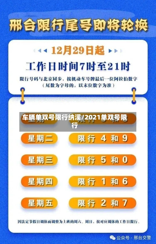 车辆单双号限行纳溪/2021单双号限行-第1张图片