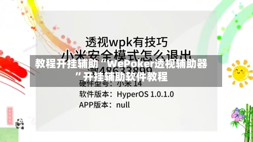 教程开挂辅助“WePoker透视辅助器”开挂辅助软件教程-第1张图片