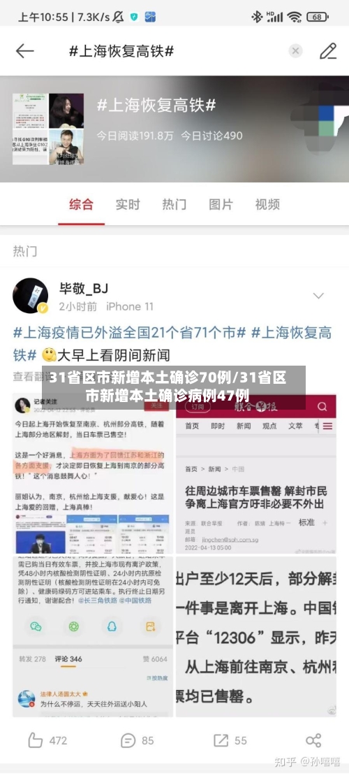 31省区市新增本土确诊70例/31省区市新增本土确诊病例47例-第1张图片