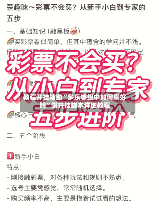 教程开挂辅助“多乐够级中如何刷好牌	”附开挂脚本详细教程-第1张图片