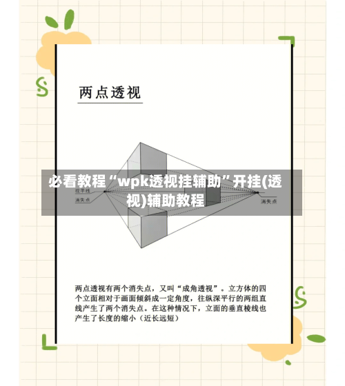 必看教程“wpk透视挂辅助	”开挂(透视)辅助教程-第1张图片