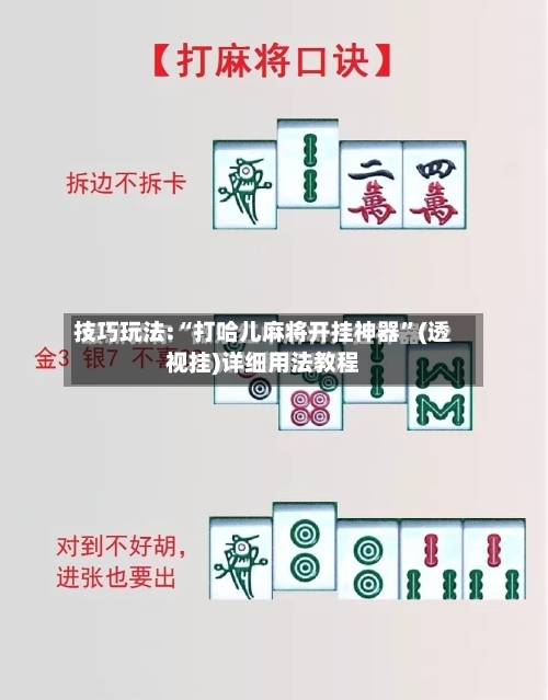 技巧玩法:“打哈儿麻将开挂神器	”(透视挂)详细用法教程-第1张图片