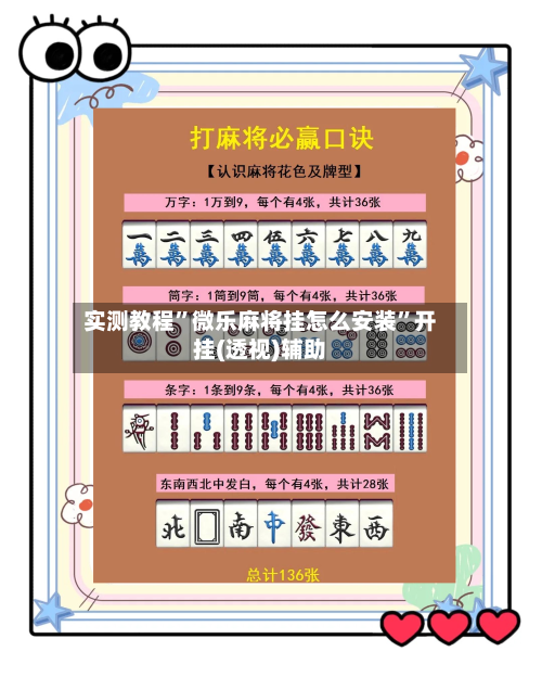 实测教程”微乐麻将挂怎么安装	”开挂(透视)辅助-第1张图片