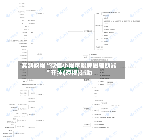 实测教程“微信小程序赣牌圈辅助器	”开挂(透视)辅助-第1张图片