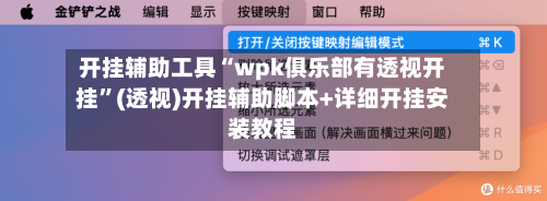开挂辅助工具“wpk俱乐部有透视开挂”(透视)开挂辅助脚本+详细开挂安装教程-第1张图片