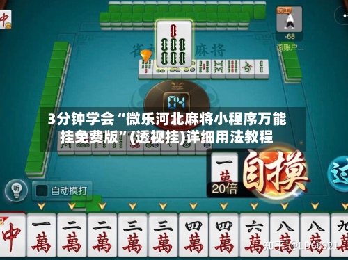 3分钟学会“微乐河北麻将小程序万能挂免费版”(透视挂)详细用法教程-第1张图片