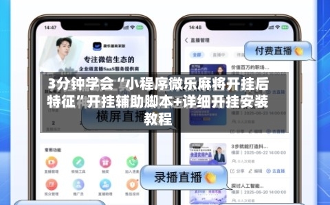 3分钟学会“小程序微乐麻将开挂后特征”开挂辅助脚本+详细开挂安装教程-第1张图片