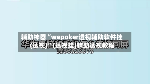 辅助神器“wepoker透视辅助软件挂(透视)”(透视挂)辅助透视教程-第1张图片