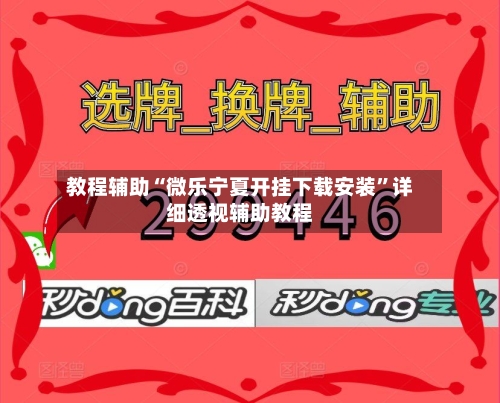 教程辅助“微乐宁夏开挂下载安装”详细透视辅助教程-第1张图片