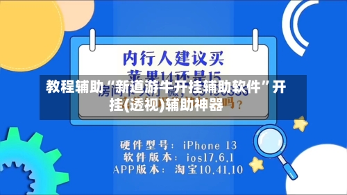 教程辅助“新道游牛开挂辅助软件”开挂(透视)辅助神器-第1张图片