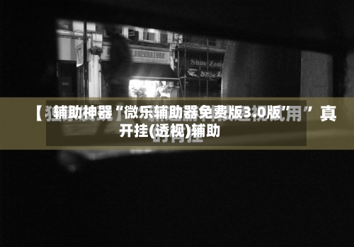 辅助神器“微乐辅助器免费版3.0版	”开挂(透视)辅助-第1张图片