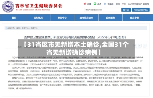 【31省区市无新增本土确诊,全国31个省无新增确诊病例】-第1张图片