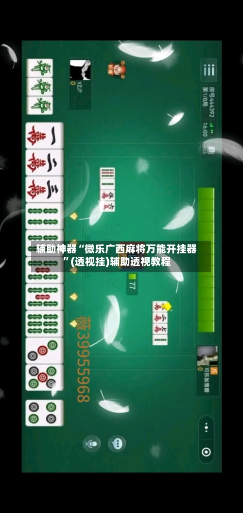辅助神器“微乐广西麻将万能开挂器	”(透视挂)辅助透视教程-第1张图片