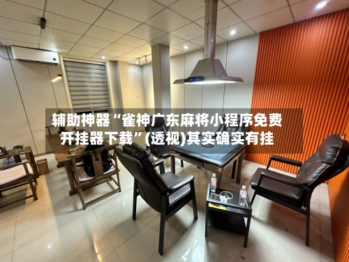 辅助神器“雀神广东麻将小程序免费开挂器下载”(透视)其实确实有挂-第1张图片