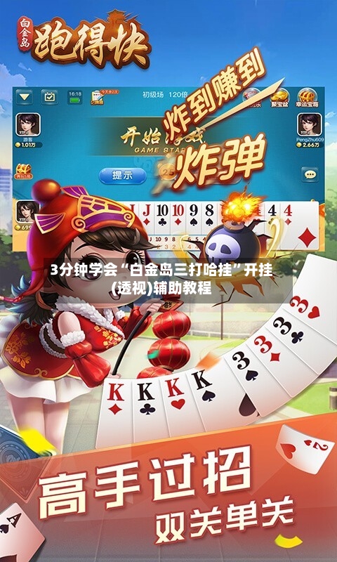 3分钟学会“白金岛三打哈挂”开挂(透视)辅助教程-第1张图片