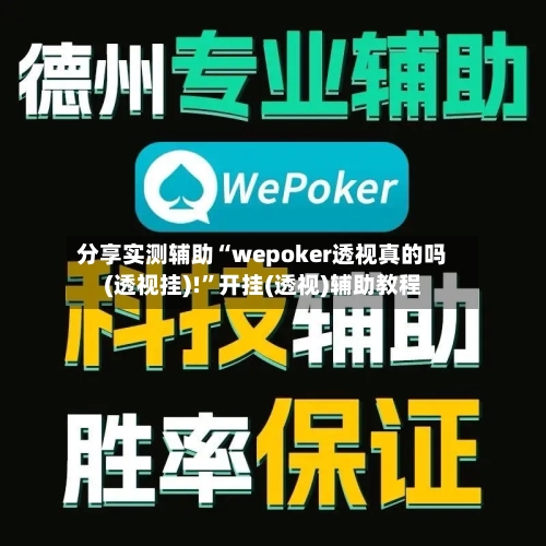 分享实测辅助“wepoker透视真的吗(透视挂)!	”开挂(透视)辅助教程-第1张图片