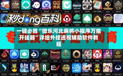 一键必胜“微乐河北麻将小程序万能开挂器”详细外挂透视辅助软件教程-第1张图片