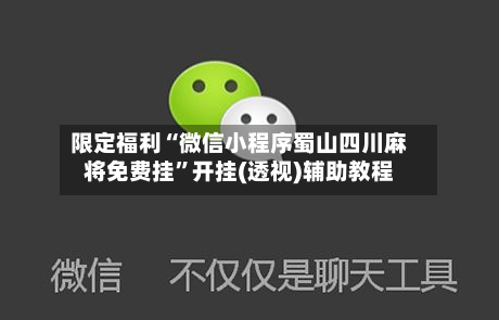 限定福利“微信小程序蜀山四川麻将免费挂	”开挂(透视)辅助教程-第1张图片