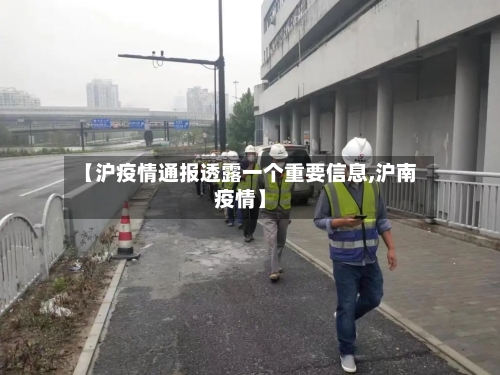 【沪疫情通报透露一个重要信息,沪南疫情】-第1张图片