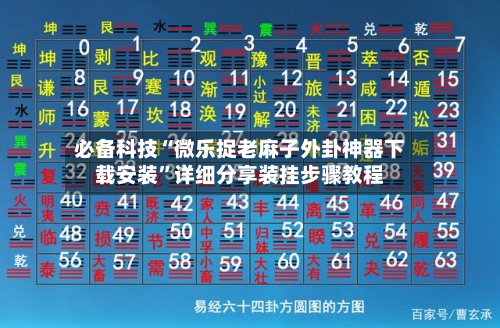 必备科技“微乐捉老麻子外卦神器下载安装”详细分享装挂步骤教程-第1张图片