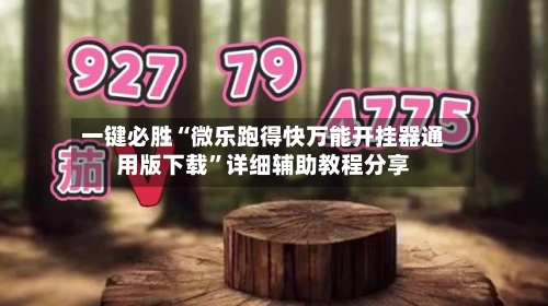 一键必胜“微乐跑得快万能开挂器通用版下载”详细辅助教程分享-第1张图片