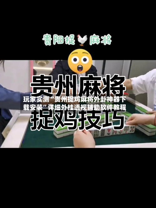 玩家实测“贵州捉鸡麻将外卦神器下载安装”详细外挂透视辅助软件教程-第1张图片