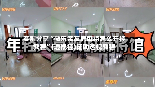 实测分享“微乐亲友房麻将怎么开挂教程”(透视挂)辅助透视教程-第1张图片