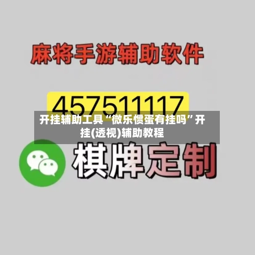开挂辅助工具“微乐惯蛋有挂吗”开挂(透视)辅助教程-第1张图片