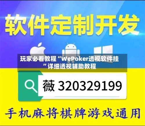 玩家必看教程“WePoker透视软件挂”详细透视辅助教程-第1张图片