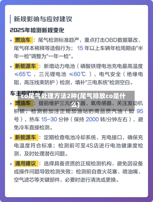 co尾气处理方法2种(尾气排放co是什么)-第1张图片