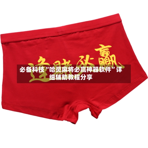 必备科技“哈灵麻将必赢神器软件	”详细辅助教程分享-第1张图片