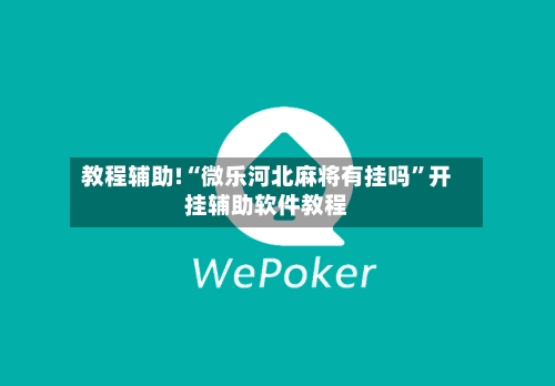 教程辅助!“微乐河北麻将有挂吗”开挂辅助软件教程-第1张图片