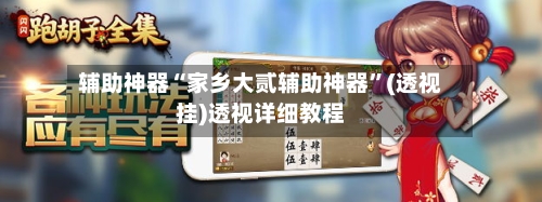 辅助神器“家乡大贰辅助神器”(透视挂)透视详细教程-第1张图片