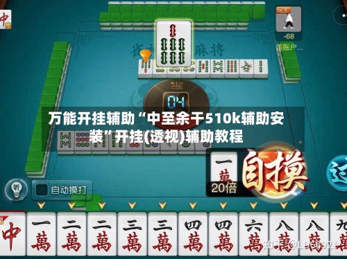 万能开挂辅助“中至余干510k辅助安装”开挂(透视)辅助教程-第1张图片
