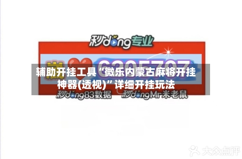 辅助开挂工具“微乐内蒙古麻将开挂神器(透视)	”详细开挂玩法-第1张图片