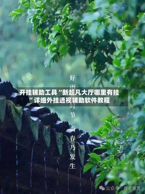 开挂辅助工具“新超凡大厅哪里有挂”详细外挂透视辅助软件教程-第1张图片